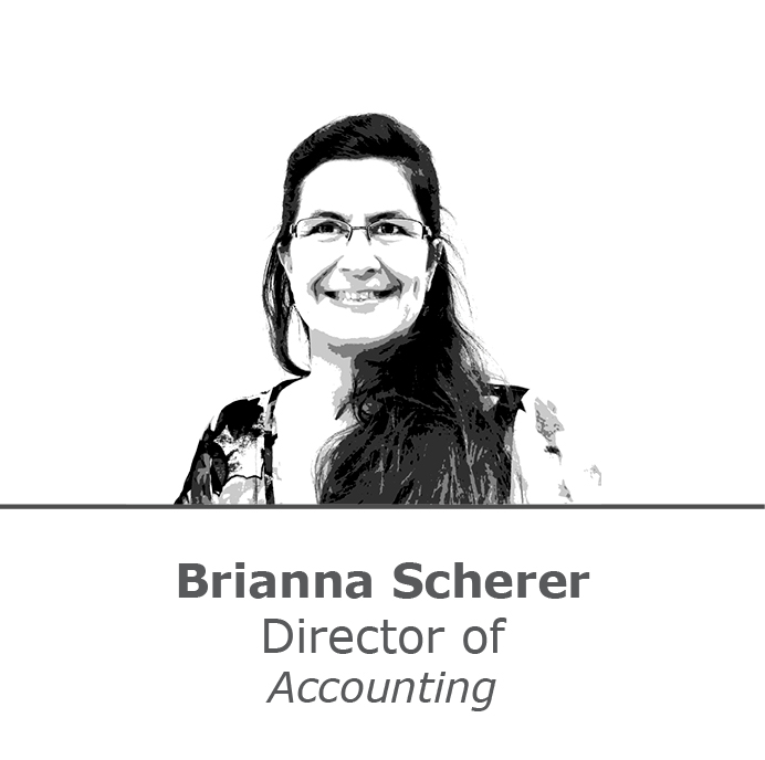 Director of Accounting Brianna Scherer Parron Hall