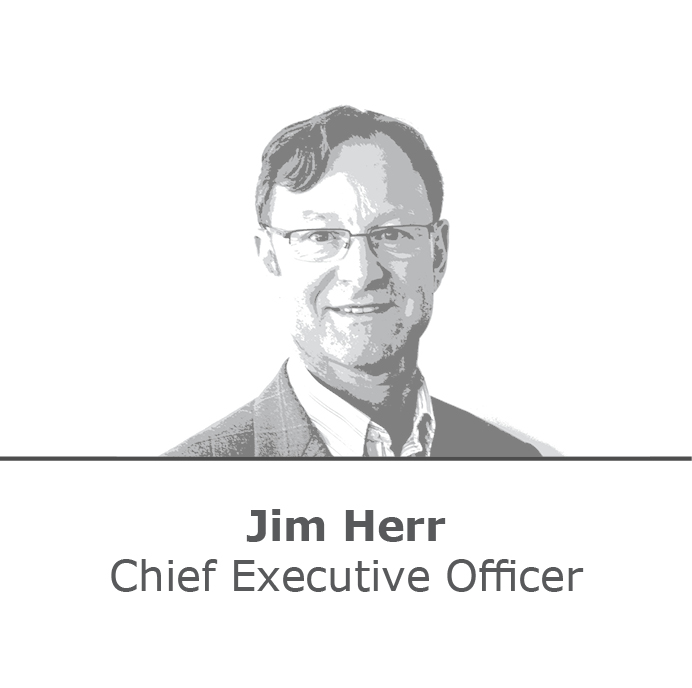 Jim Herr Chief Executive Officer Parron Hall