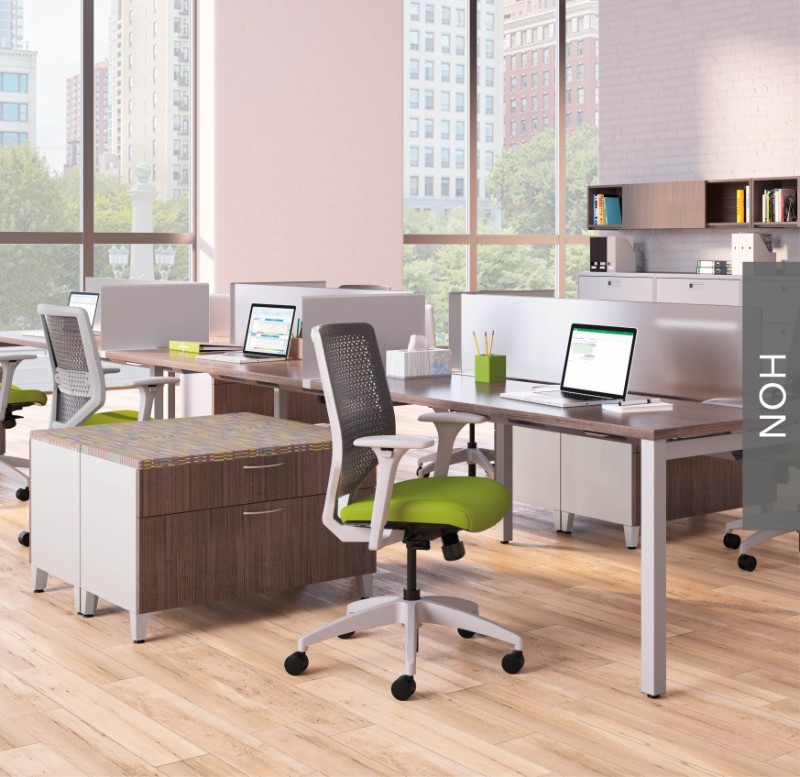 HON Office Furniture  Office Chairs, Desks, Tables, Files and More